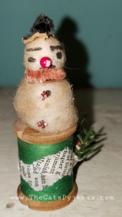 Spun Cotton Snowman #4